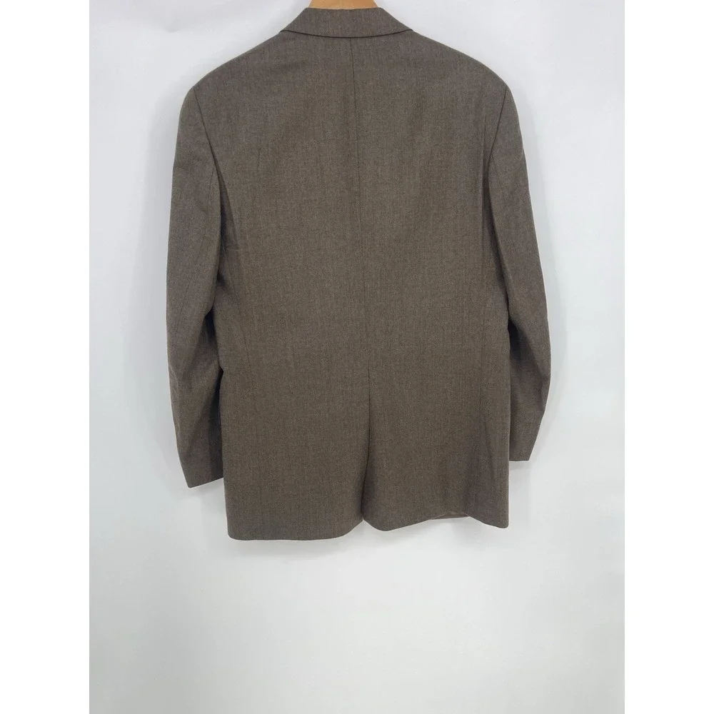 Vintage Chaps Ralph‎ Lauren Brown 37R Wool Blazer Men Size  Two Button Bag 2